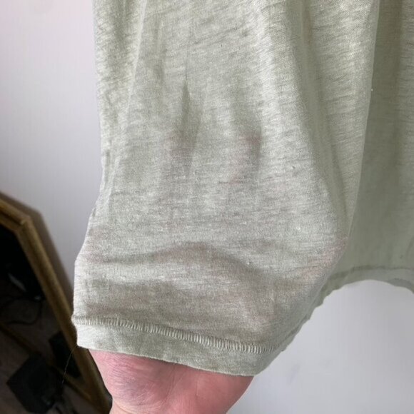Aritzia Wilfred Top T-shirt Sage Green Burnout Heathered Casual Basic Size XS - Picture 8 of 14